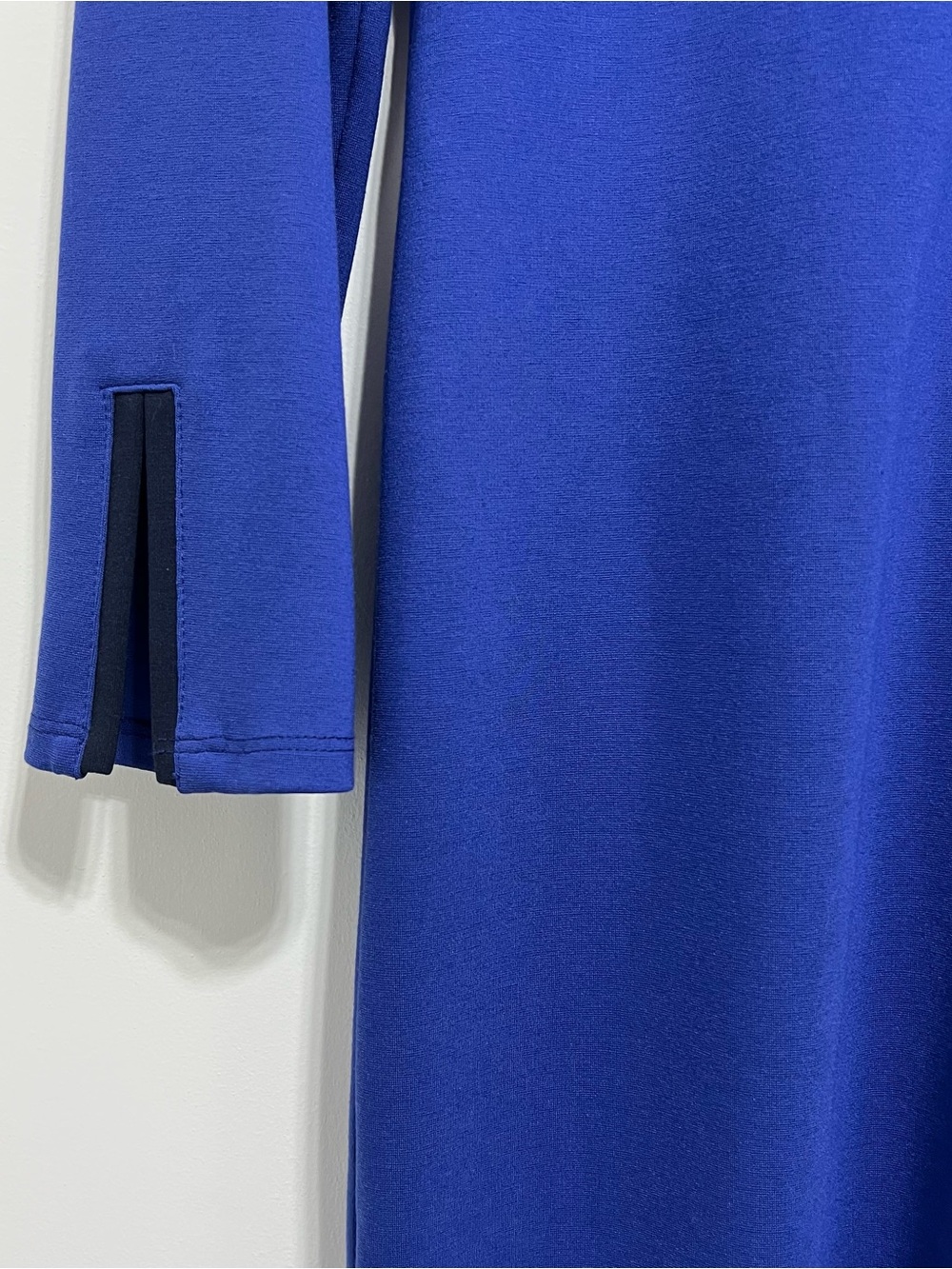 Jude Connally Royal Blue Long Sleeve Comfort Stretch Modest Dress - Picture 4 of 9